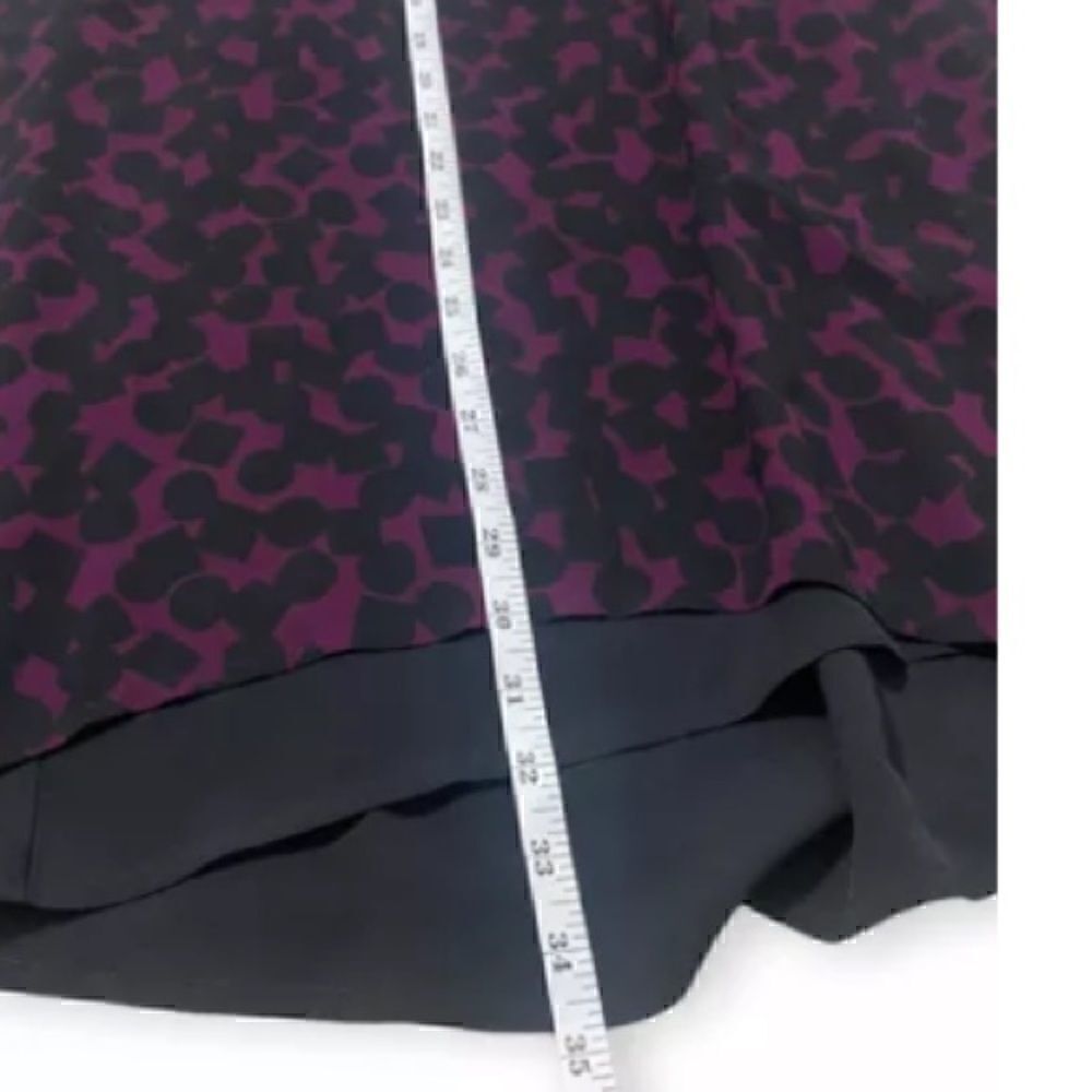 CAbi 3876 Going Out Dress Geometric Print Purple Sugar Plum Size XS EUC - Picture 5 of 7